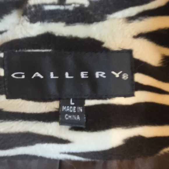 Zebra Print Coat - Picture 7 of 9